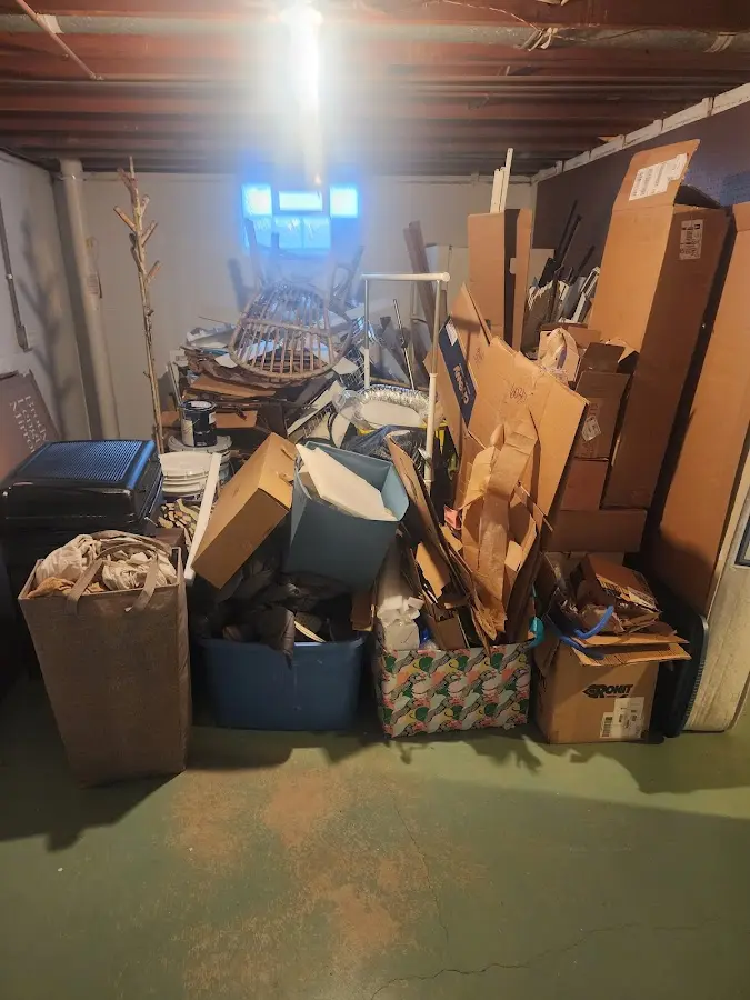 Roll-off dumpster container at job site for Roll Off Dumpster Rental in San Bernardino